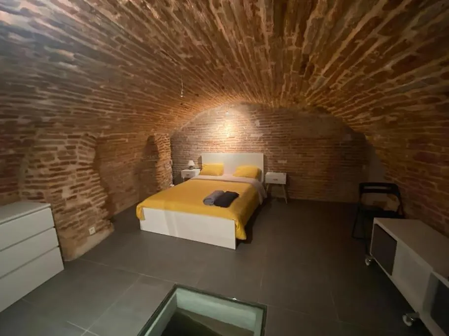 Le Nightflyer T2 Atypique De Brique Et En Cave Apartment Toulouse 0*,  France